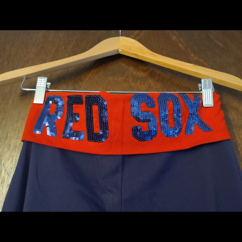 VS PINK Boston Red Sox Bling Yoga Pants NEW